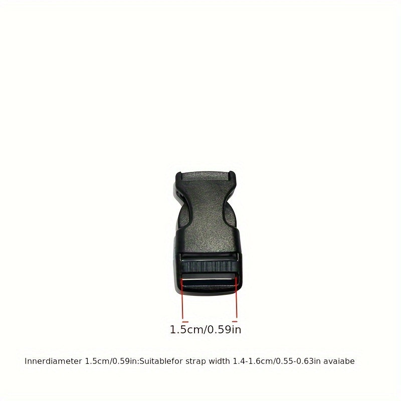 10pcs Heavy Duty Adjustable Release Buckles Inner Diameter 1.5-3.8
