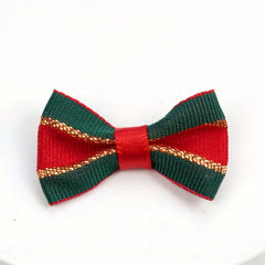 30pcs Christmas Bow Bell Decoration Handicraft Accessories Clothing Accessories