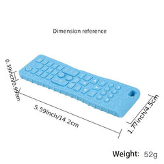 Silicone Baby Teether Toy Anti Eating Hand Chewing Teeth Molar Stick