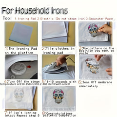 Washable Heat Transfer Stickers for T Shirts Hoodies Pillows