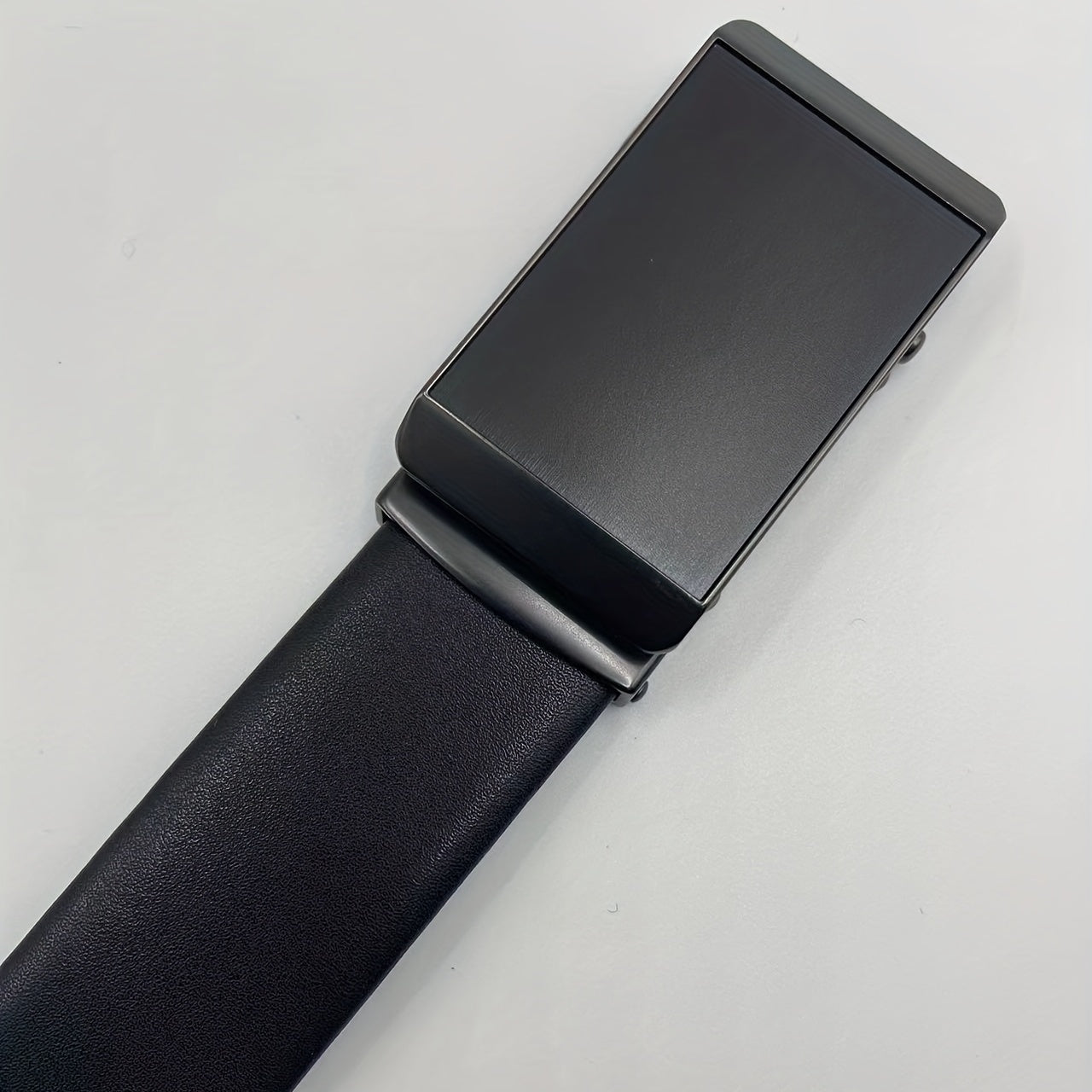 1pc Leather Automatic Belt Business Leather Belt Suit All match