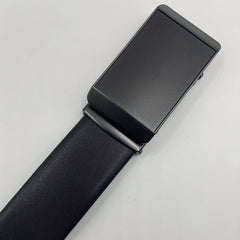 1pc Leather Automatic Belt Business Leather Belt Suit All match