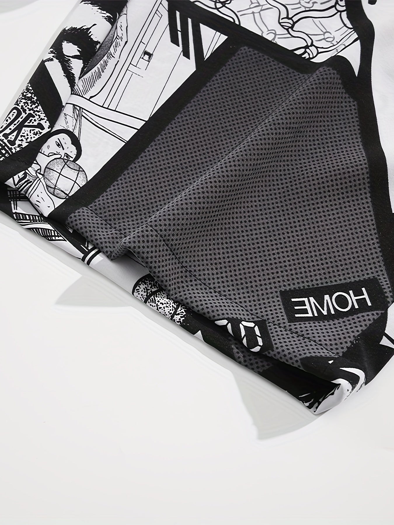 Men's Graphic Sport Shorts Quick Dry & Stretchy for Fitness Gym