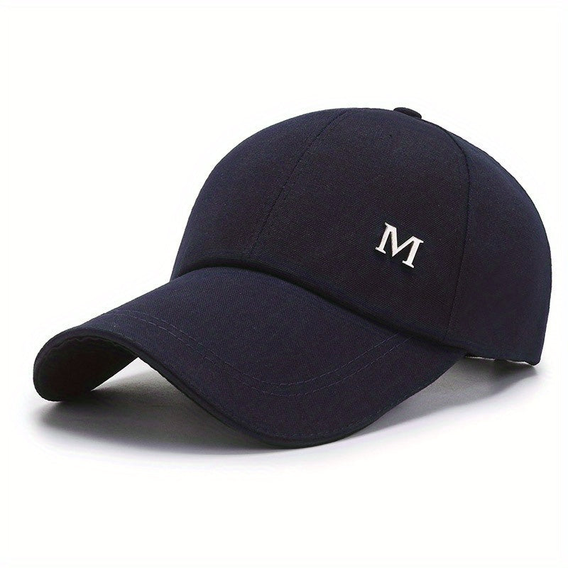 Canvas Baseball Cap Long Brim Sunshade Hat for Men and Women