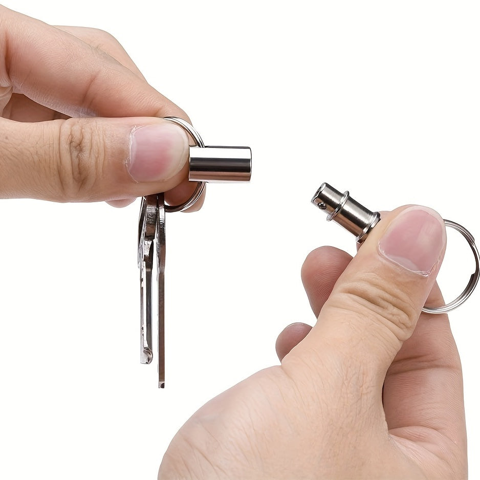 2pcs Quick Release Keychain Detachable Dual Key Ring Lock Ho