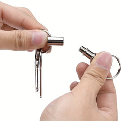 2pcs Quick Release Keychain Detachable Dual Key Ring Lock Ho