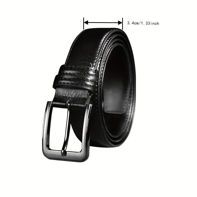 Men's Pin Buckle Vintage Leather Belt