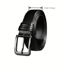 Men's Pin Buckle Vintage Leather Belt