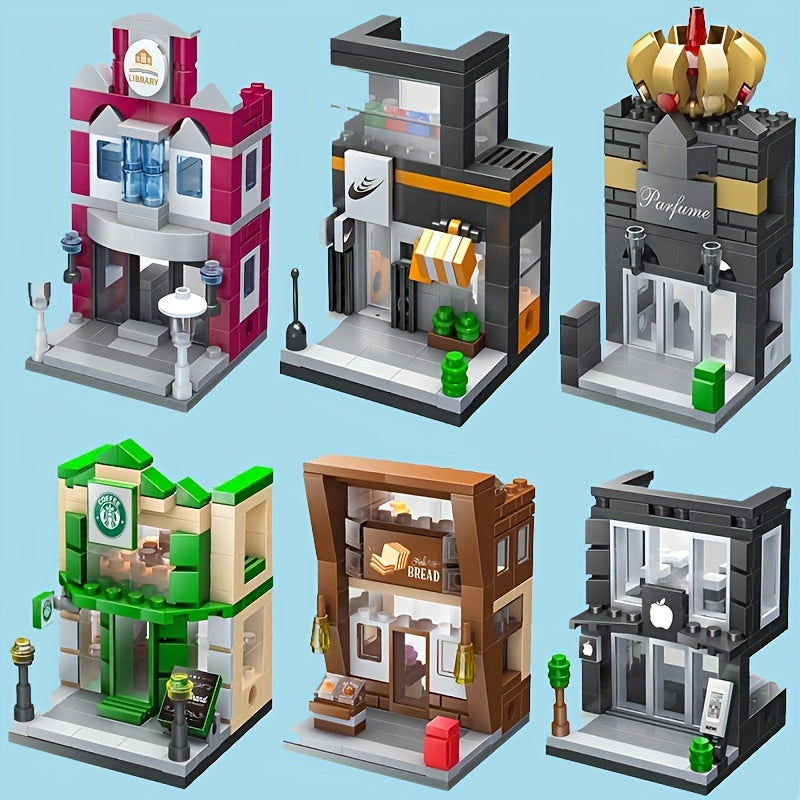 Mini Bricks Bread Shop Building Blocks Set