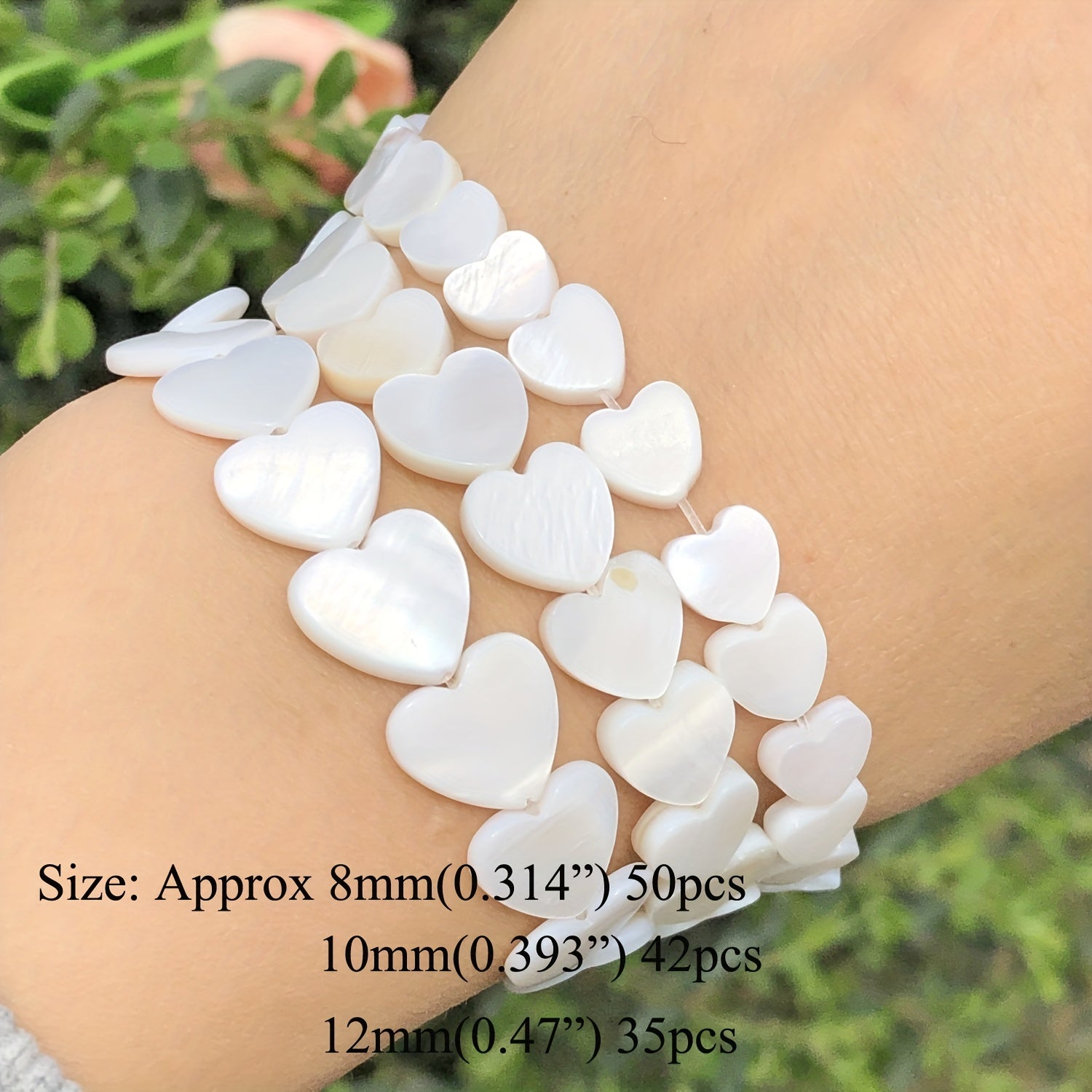Natural Shell Beads 8-12mm Heart Horseshoe Snail Loose Beads for DIY Jewelry