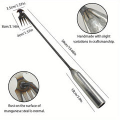2pcs Manganese Steel Weed Puller Dual Purpose Weeder