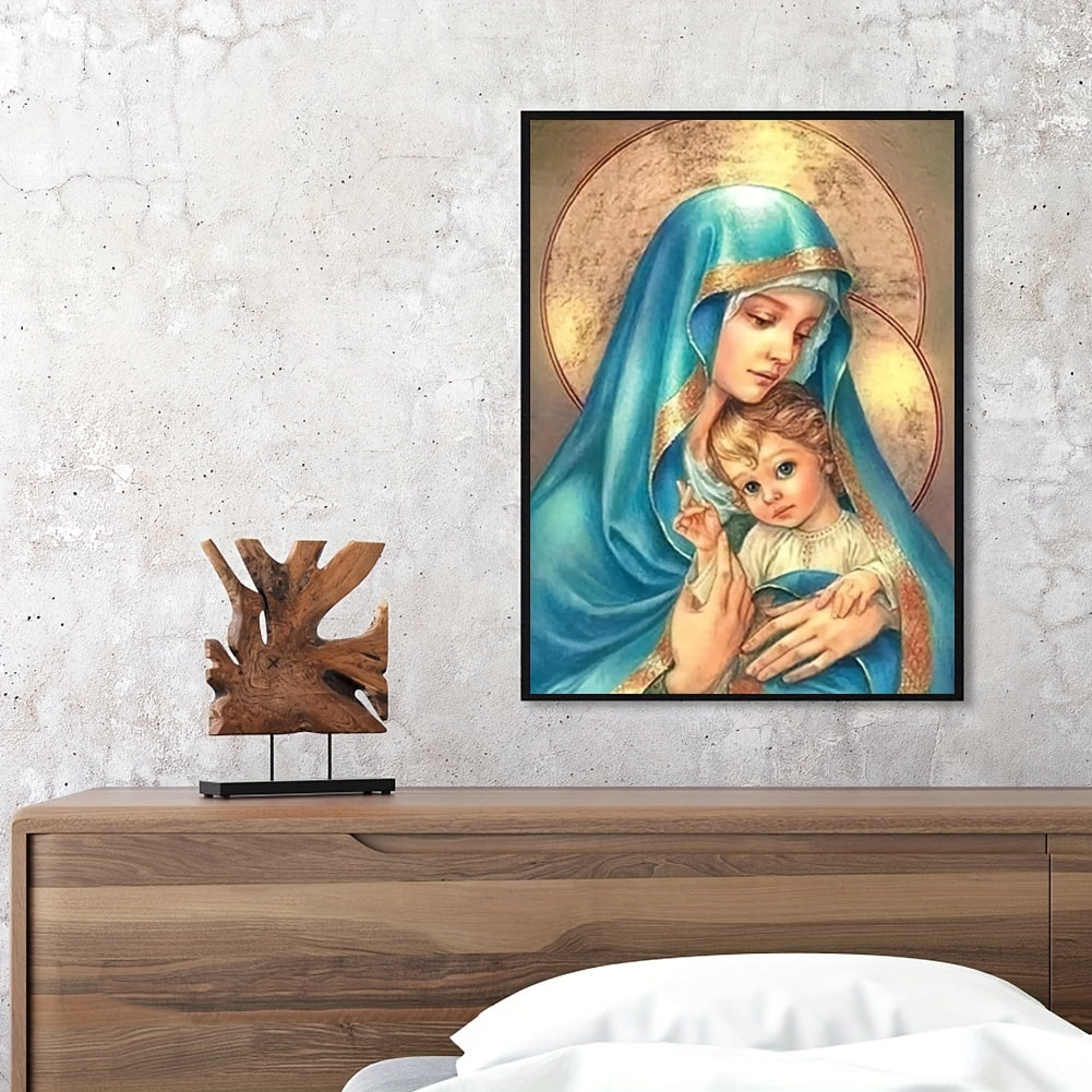 Virgin Pattern Canvas Painting Print for Home Wall Art Decoration