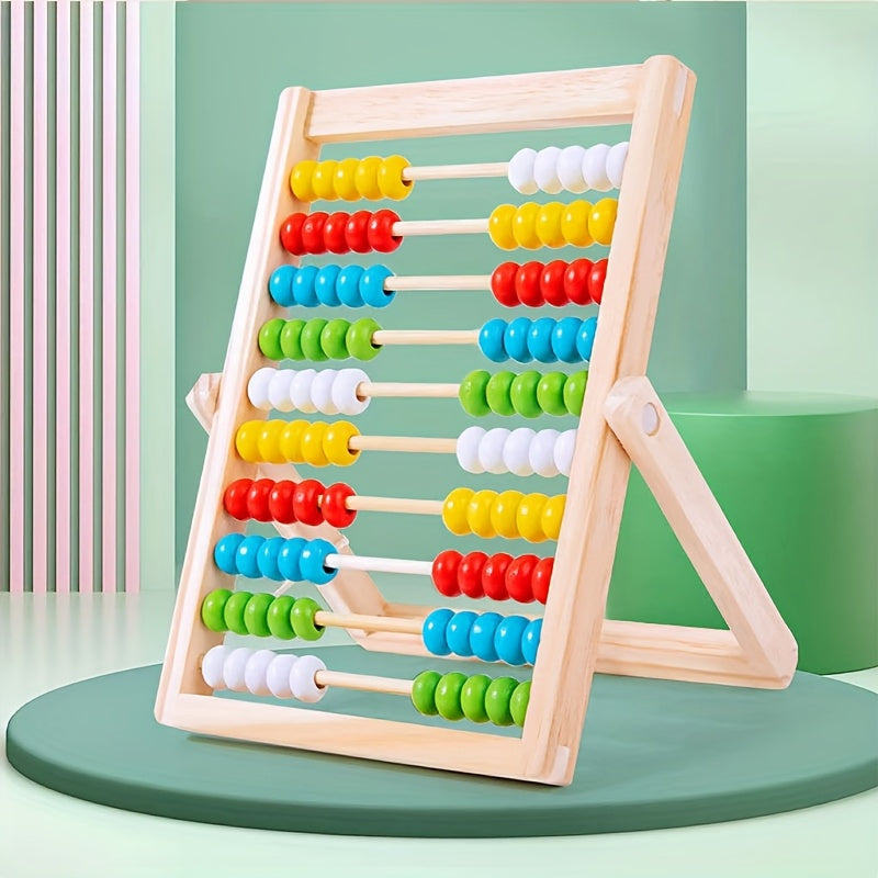 Wooden Abacus Stand for Learning Math