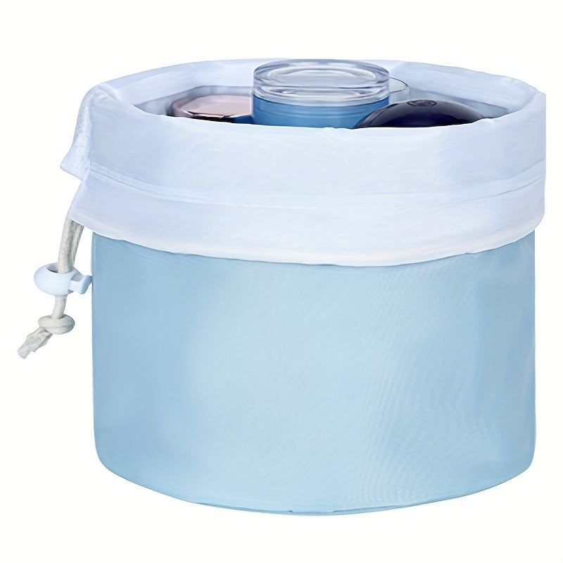 Travel Makeup Bag Waterproof Barrel Shape Cosmetic Bag for Women