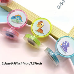 15pcs Kids Animal Dinosaur Seal Stamp Creative Toy Random