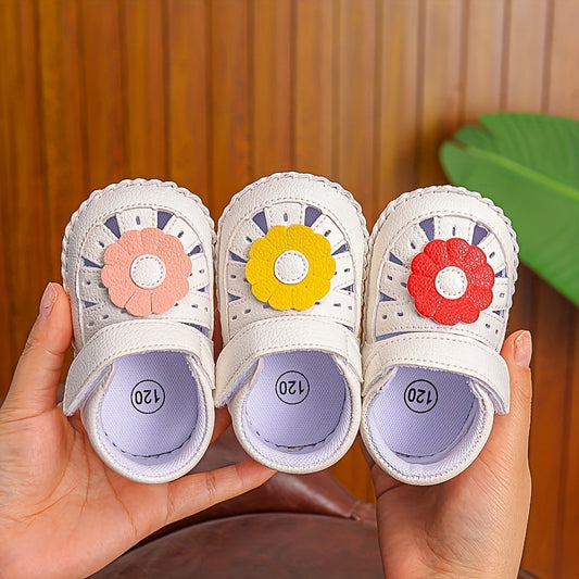 Princess Shoes for Summer Babies 0-12 Months Soft Sole Non slip & Breathable