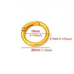 Stainless Steel Smooth Round Clip Earrings for Men