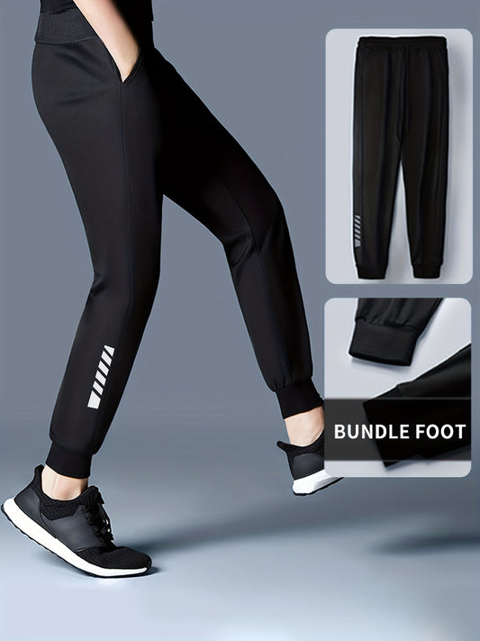 Men's Mesh Athletic Track Pants with Pockets for Gym and Running