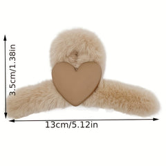 Plush Doll Hair Clip Headdress Hair Claw Female Hair Accessories
