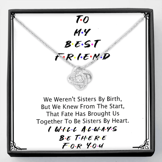 Cubic Zirconia Love Necklace Gift For Her