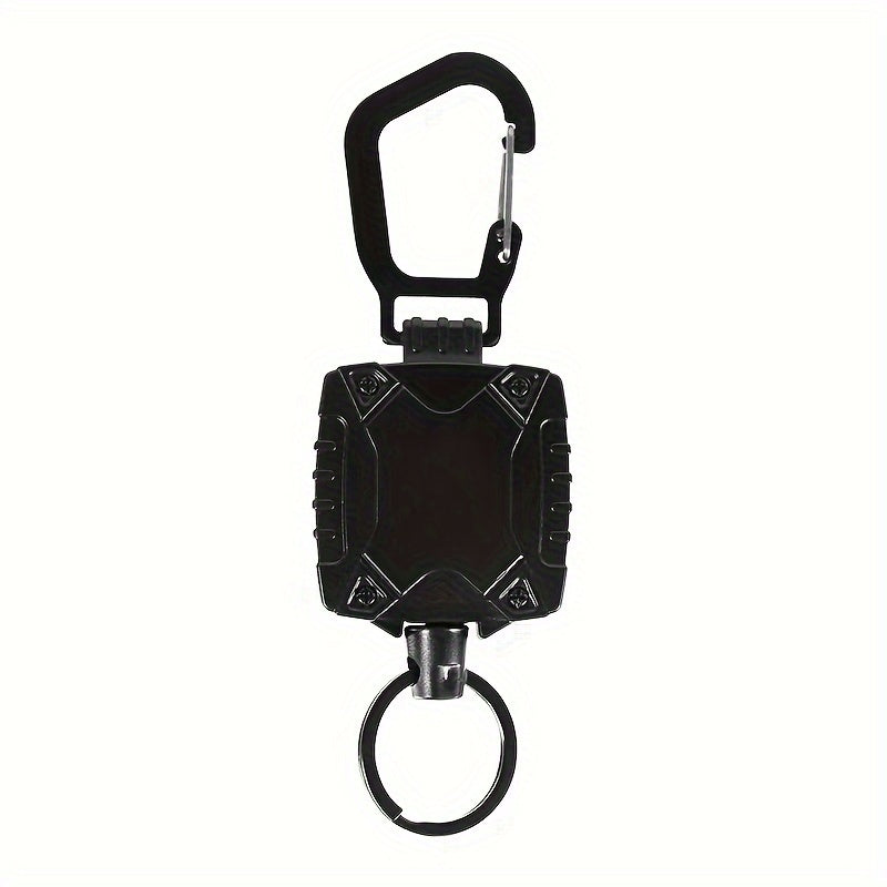 Retractable ID Card Holder Keychain for Outdoor Activities