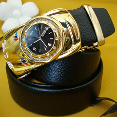 Men's Casual PU Leather Belt