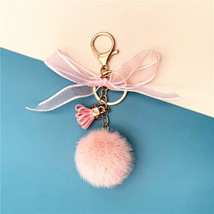 Plush Ball Keychain - Fun & Practical Gift for Women & Men