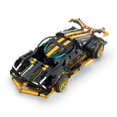 Golden Static V12 Sports Car Building Blocks Toys 1 18 Scale Adult Challenge