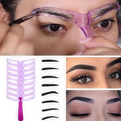 Eyebrow Shaping Template Grooming Card Makeup Tool