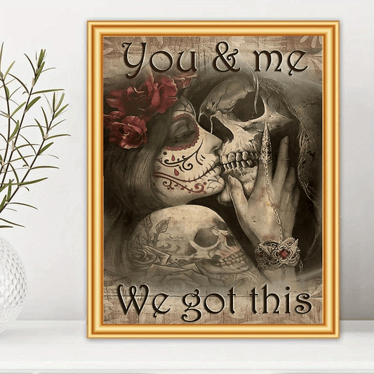 5D Diamond Painting Kit - Skull Design - Home Wall Decor