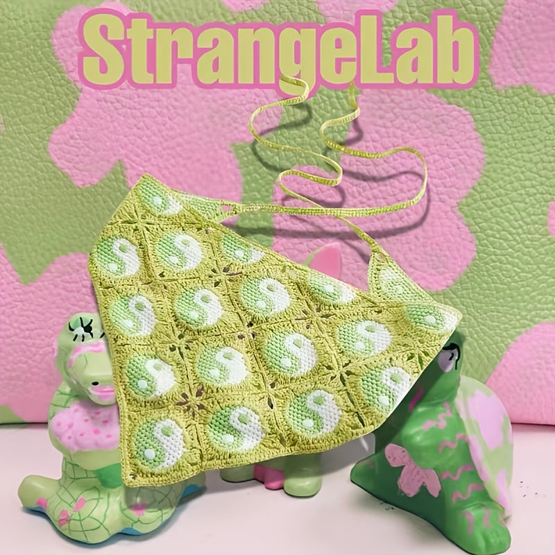 Neon Crochet Bandana Y2K Head Wrap Hair Accessory