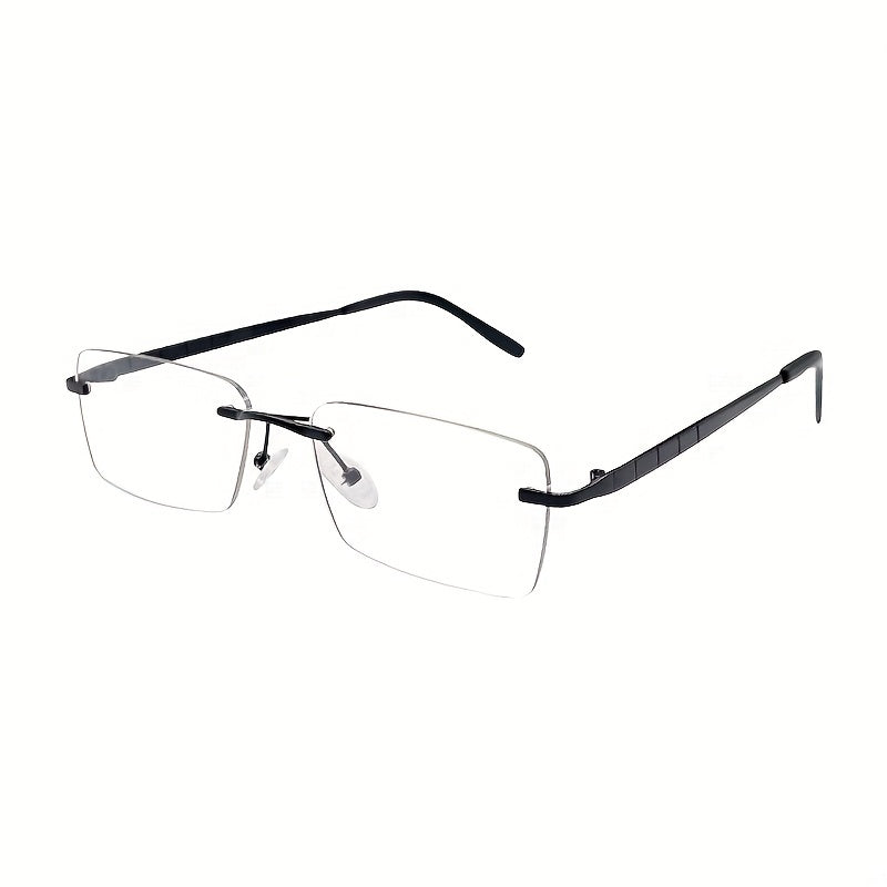 Men's Light Blocking Frameless Computer Reading Glasses