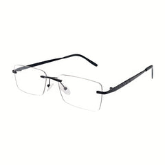 Men's Light Blocking Frameless Computer Reading Glasses