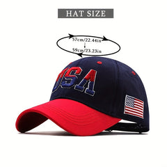 Flag Embroidery Baseball Cap Hip Hop Breathable Dad Hat