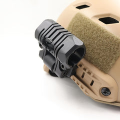 25mm Helmet Flashlight Clip for Outdoor Activities