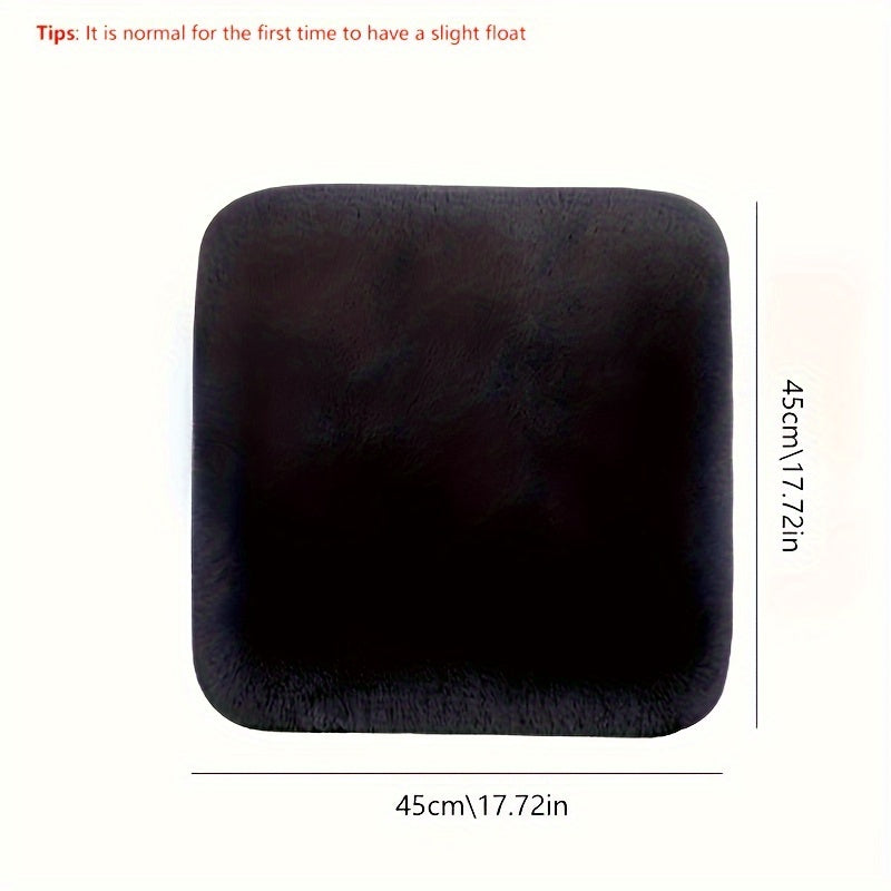 Winter Plush Car Seat Cushion Non-slip Short Hair Single Seat Model