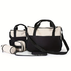 Stylish Waterproof Mommy Bag 5-Piece Set