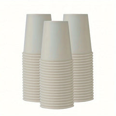 10pcs 250ml Hardened Paper Cup Pure Pattern Outdoor Party All Seasons