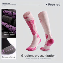 Men's Winter Ski Socks Thermal Heated Crew Socks