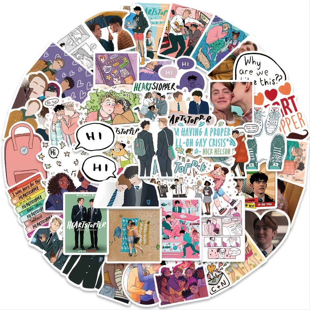 50Pcs Anime Movie Stickers Waterproof Decals for Laptop Car Bike Skateboard