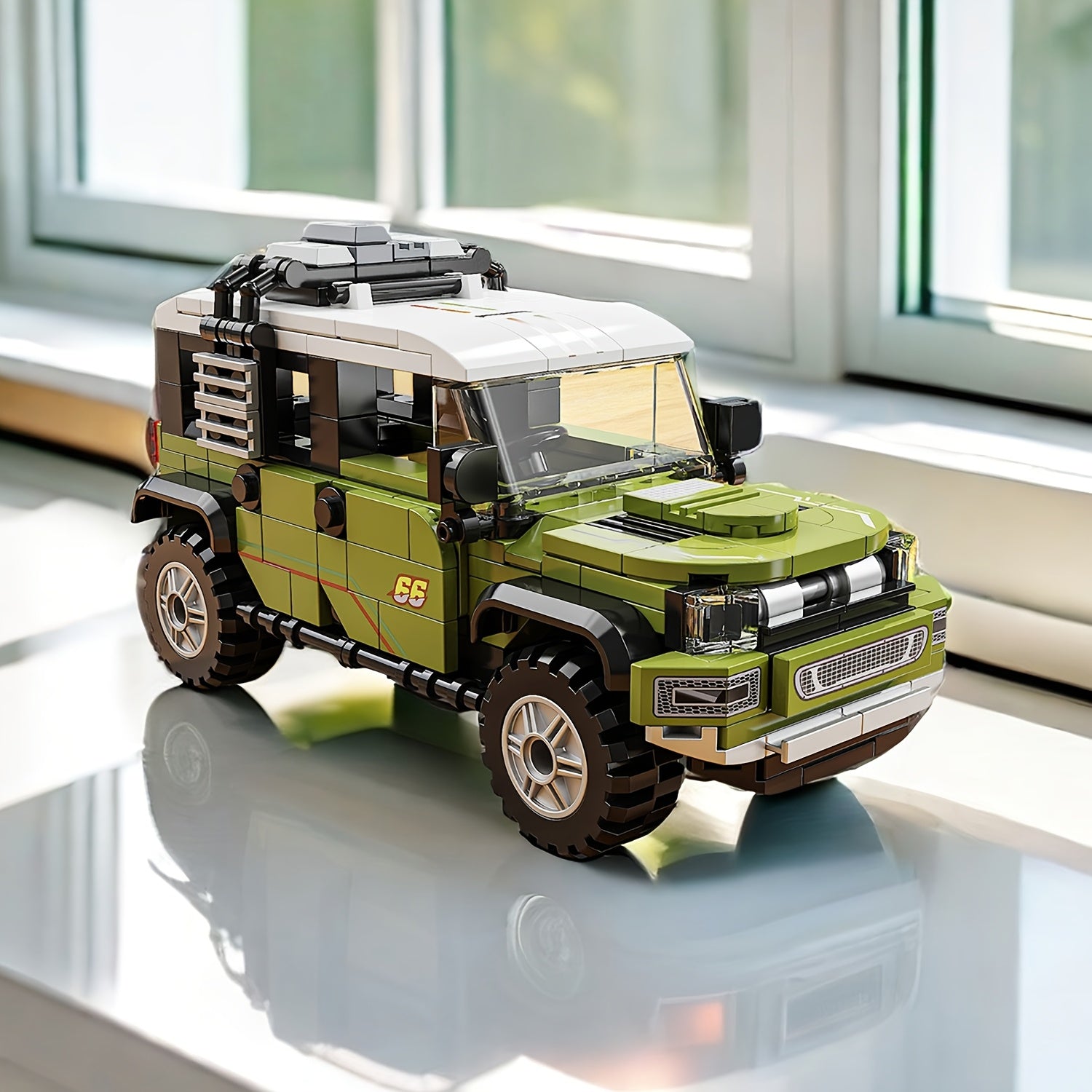 Classic Off Road SUV Model Building Kit 330pcs