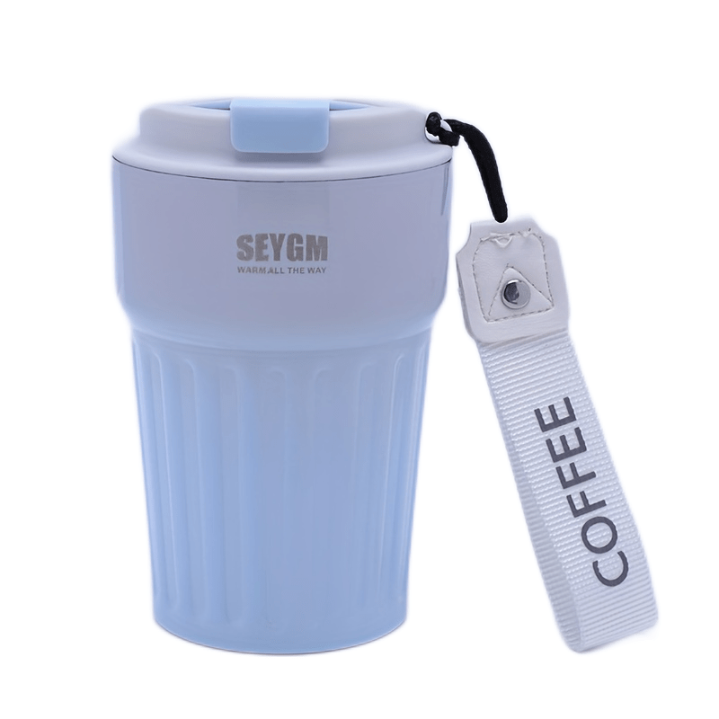 Stainless Steel Travel Coffee Mug 400ml Gradient Vacuum Water Cup