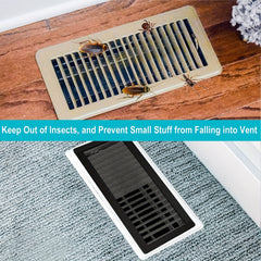 5pcs Magnetic Air Vent Screen Cover Home Floor Bug Mesh