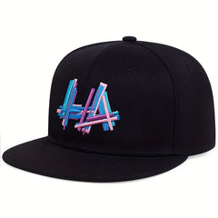 Unisex Breathable Baseball Cap with Alphabet Embroidery