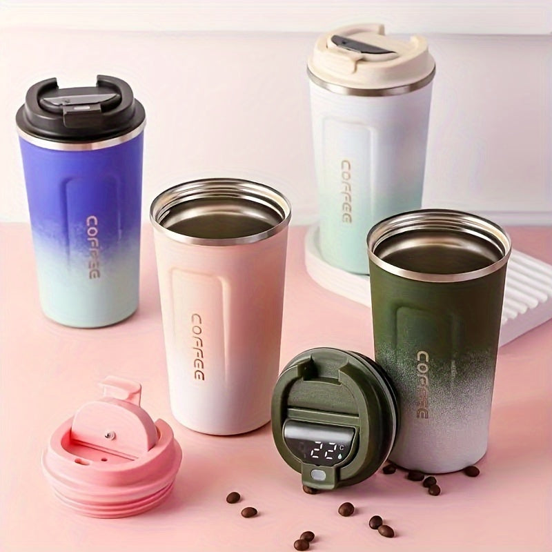 500ml Leakproof Stainless Steel Water Bottle Gradient Insulated Cup