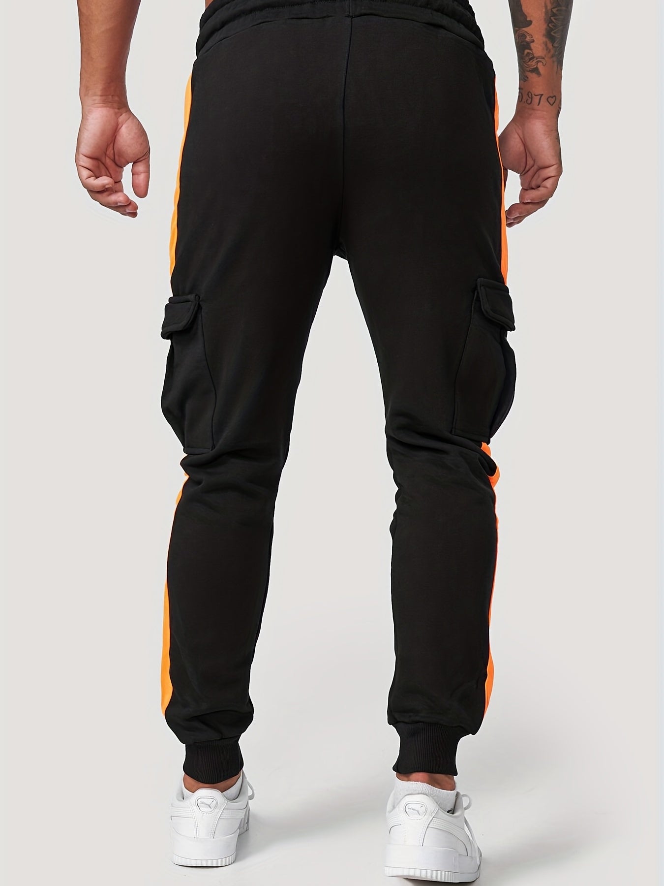 Men's Stretch Joggers with Drawstring Waist