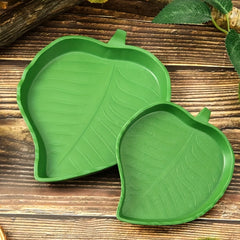 Reptile Leaf Food Water Bowl Tortoise Leaf Shape Dish