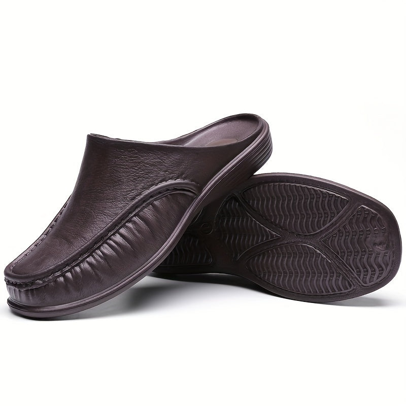 Men's Slip On Platform Sandals Outdoor Beach Shoes