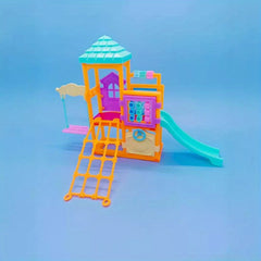 Miniature Amusement Park Swing Slide Decor Dollhouse Ornament