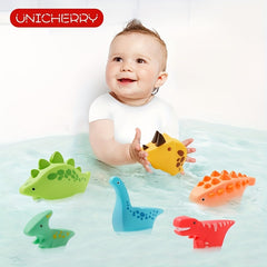 3pcs Baby Dinosaur Bath Toys For Toddler Mold Kids Bathtub Pool Toys